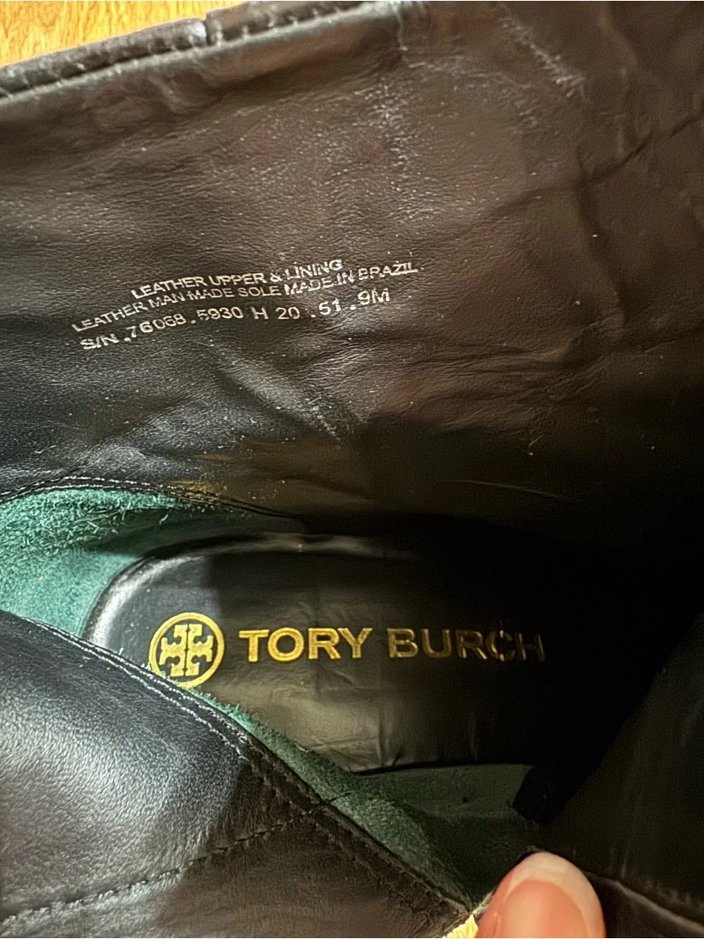 Tory Burch Casual Zip Up Bootie, Calf Leather, 60mm, Size 9